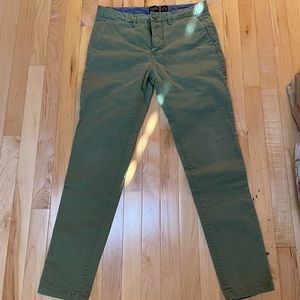 Pull&Bear men’s pants, slim fit, olive green